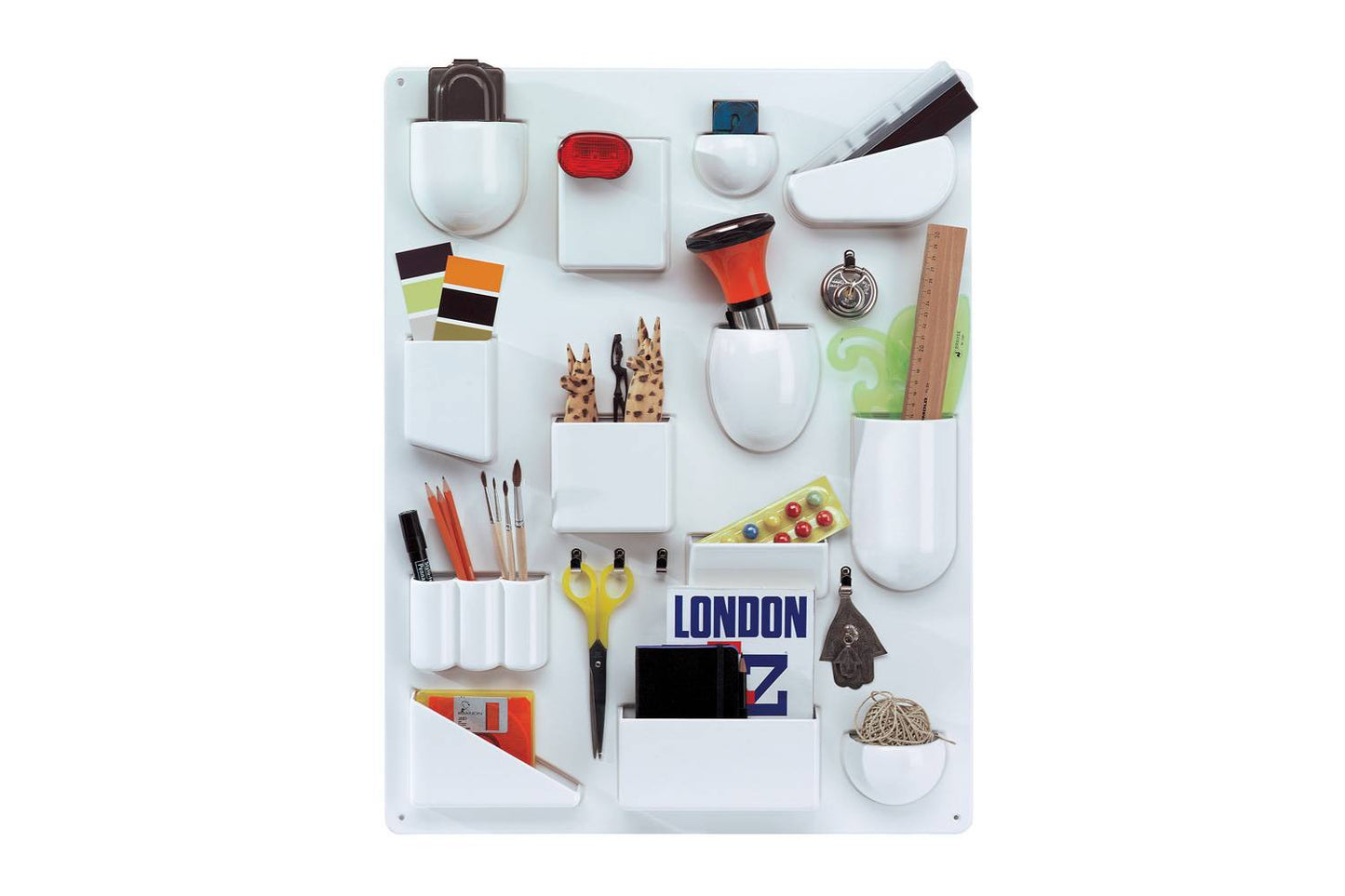 Uten.Silo II White Uten.Silo II Wall Shelf White Wall Mounted Rack *Reproduct