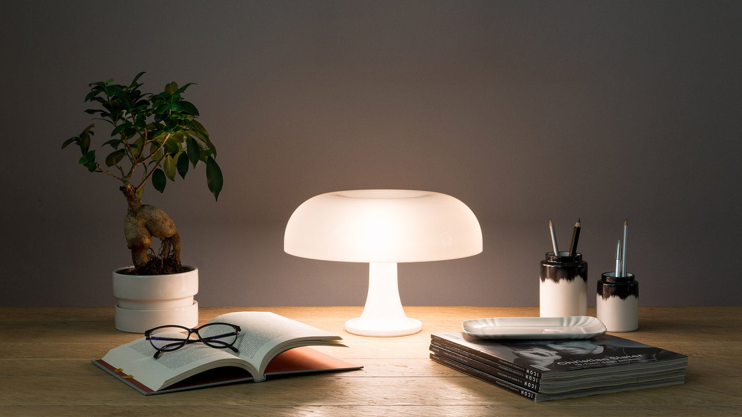 Nessino White Table Lamp Light *Reproduction